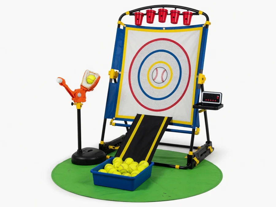 Baseball Toss Air Frame (Inflatable Game) interactive game rentals option for Worcester, MA