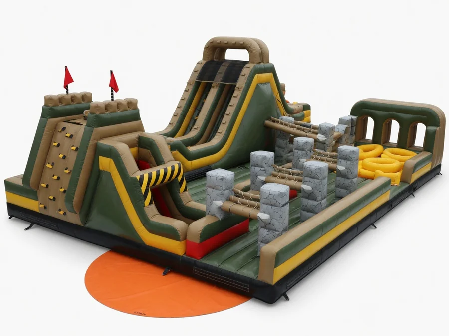 BC14 Mega Stars & Stripes Combo bounce house rentals option for Augusta, ME