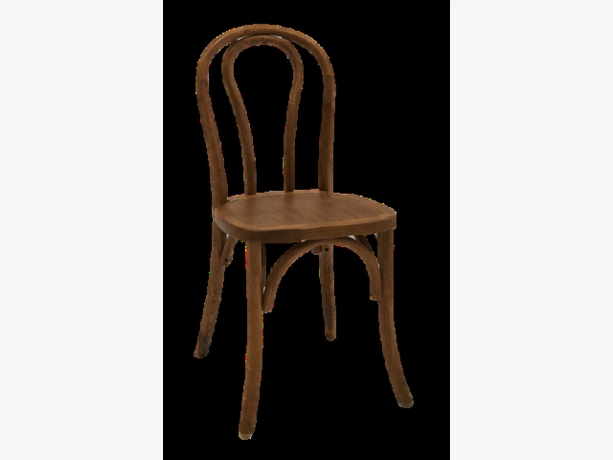 Bentwood Fruitwood Chair table and chair rentals option for Greenville, SC