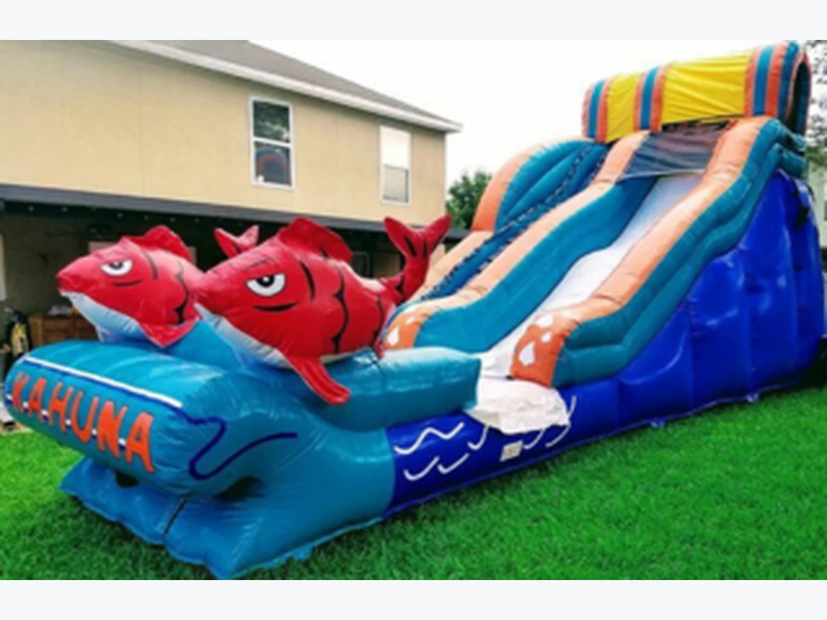 BIG KAHUNA (20ft X 40ft GIANT Water Slide) water slide rentals option for Orlando, FL