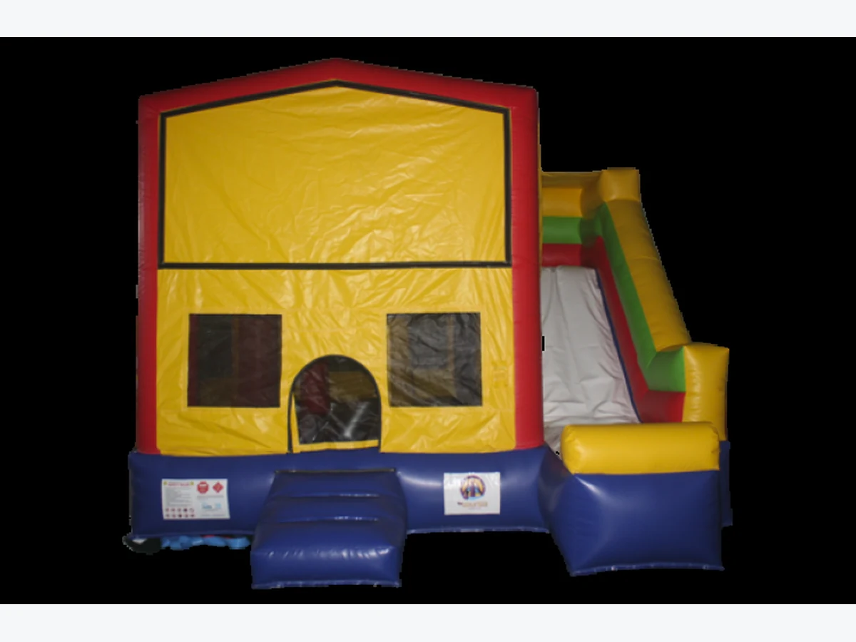BIG TOP BANNER COMBO WITH SLIDE bounce house rentals option for Jacksonville, FL