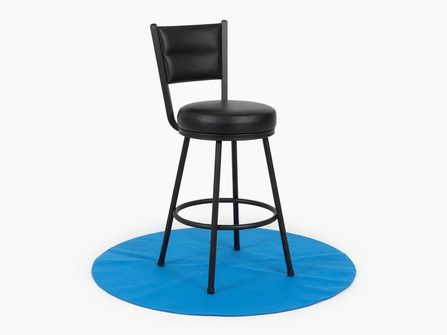 Black Resin Folding Chair table and chair rentals option for East Providence, RI