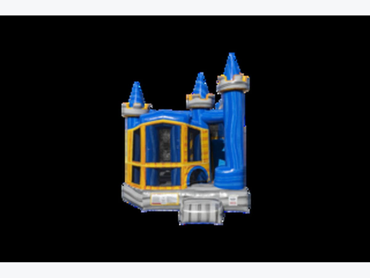 Blue Crush Backyard Combo Dry bounce house rentals option for Savannah, GA