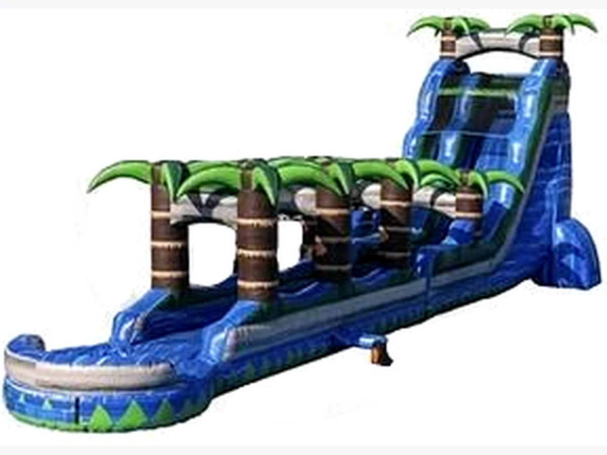 Blue Crush Water Slide w/ Slip N Slide water slide rentals option for Roanoke, VA
