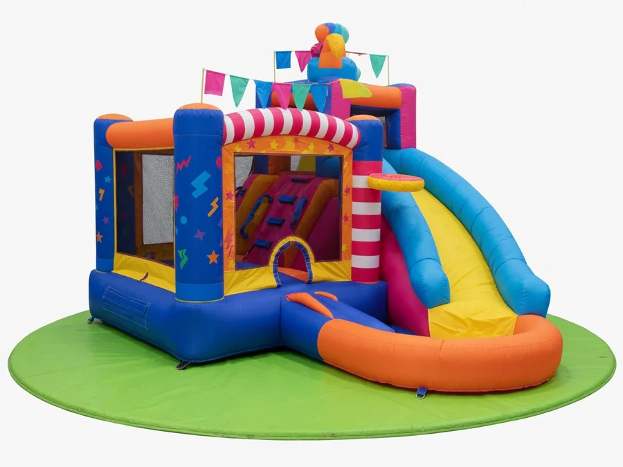 Blue Green Obstacle Course obstacle course rentals option for Brunswick, ME