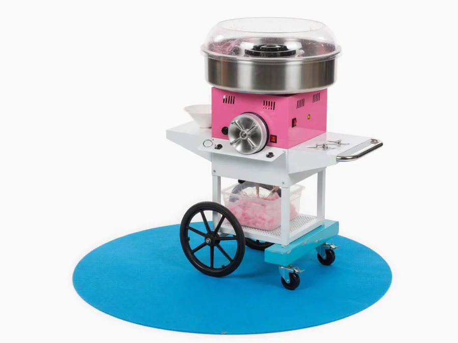 Blue raspberry cotton candy sugar concession machine rentals option for Bristol, CT