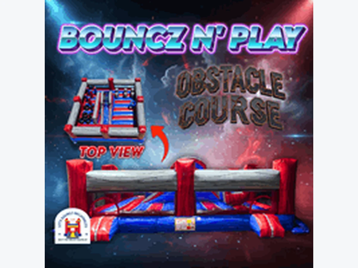 Bouncz 'n' Play Obstacle Courses obstacle course rentals option for Charlottesville, VA