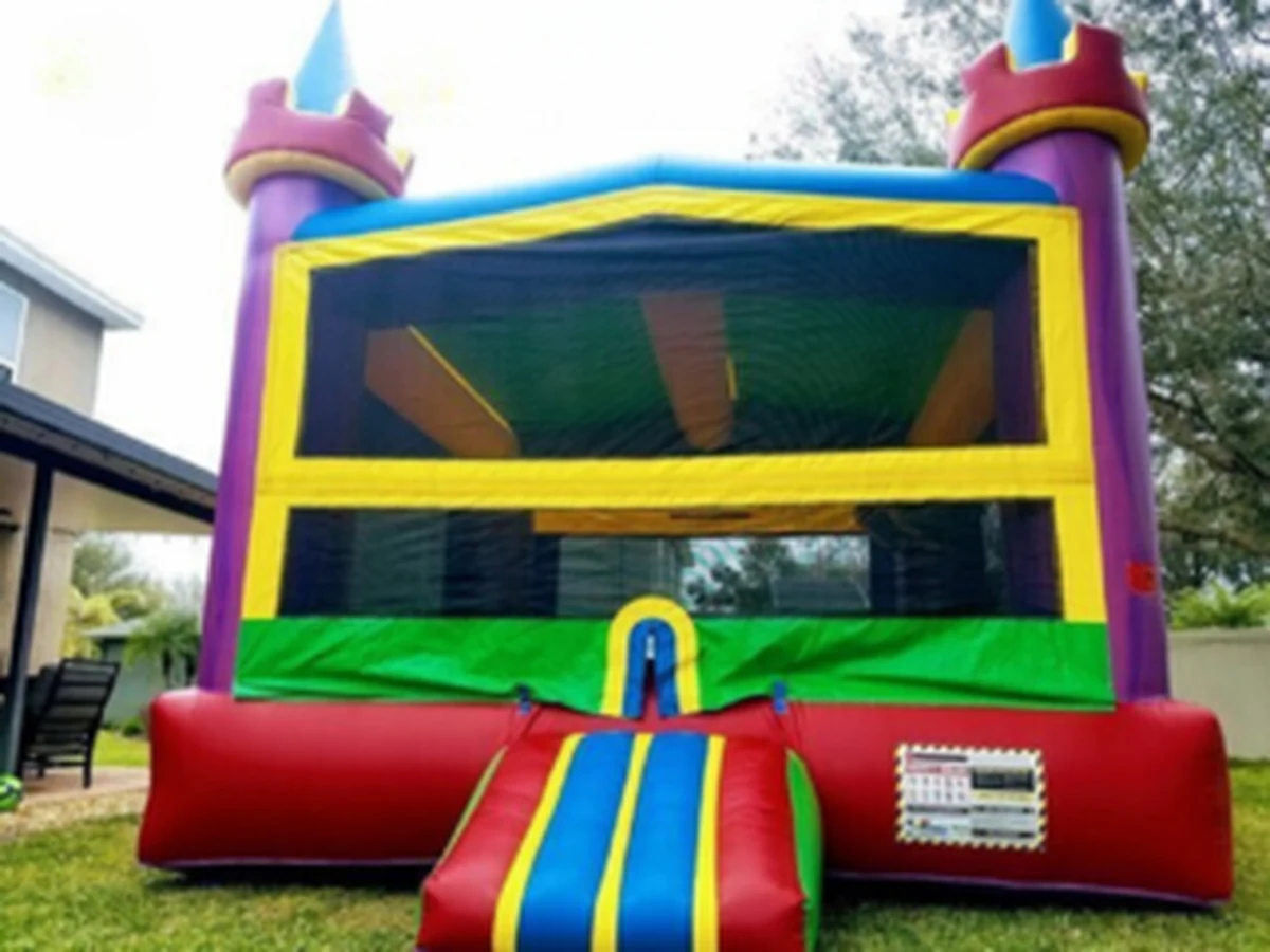 Camelot (Bounce House & Basketball Hoop Combo) bounce house rentals option for Orlando, FL