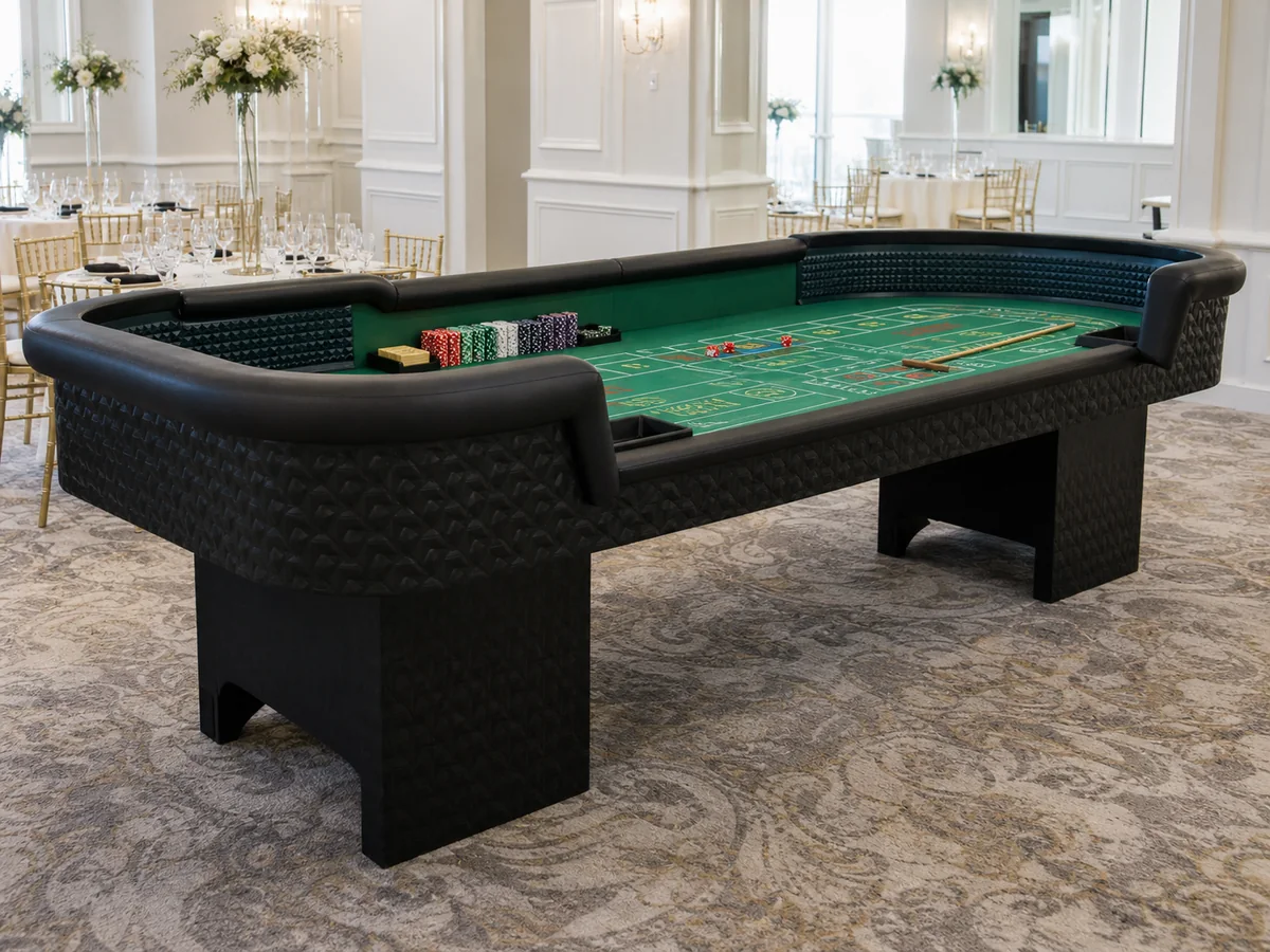 Craps Table casino night rentals option for Lynn, MA