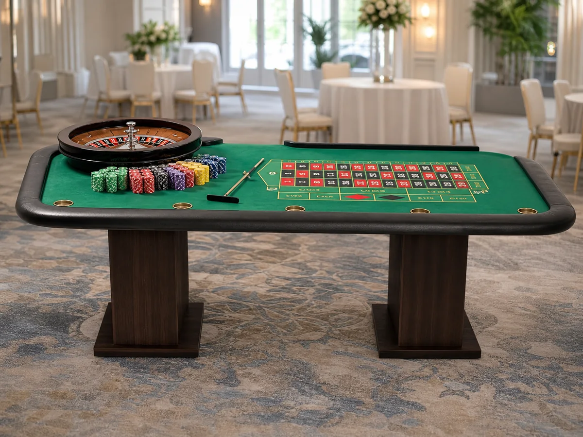 Deluxe Roulette Table casino night rentals option for Lynn, MA