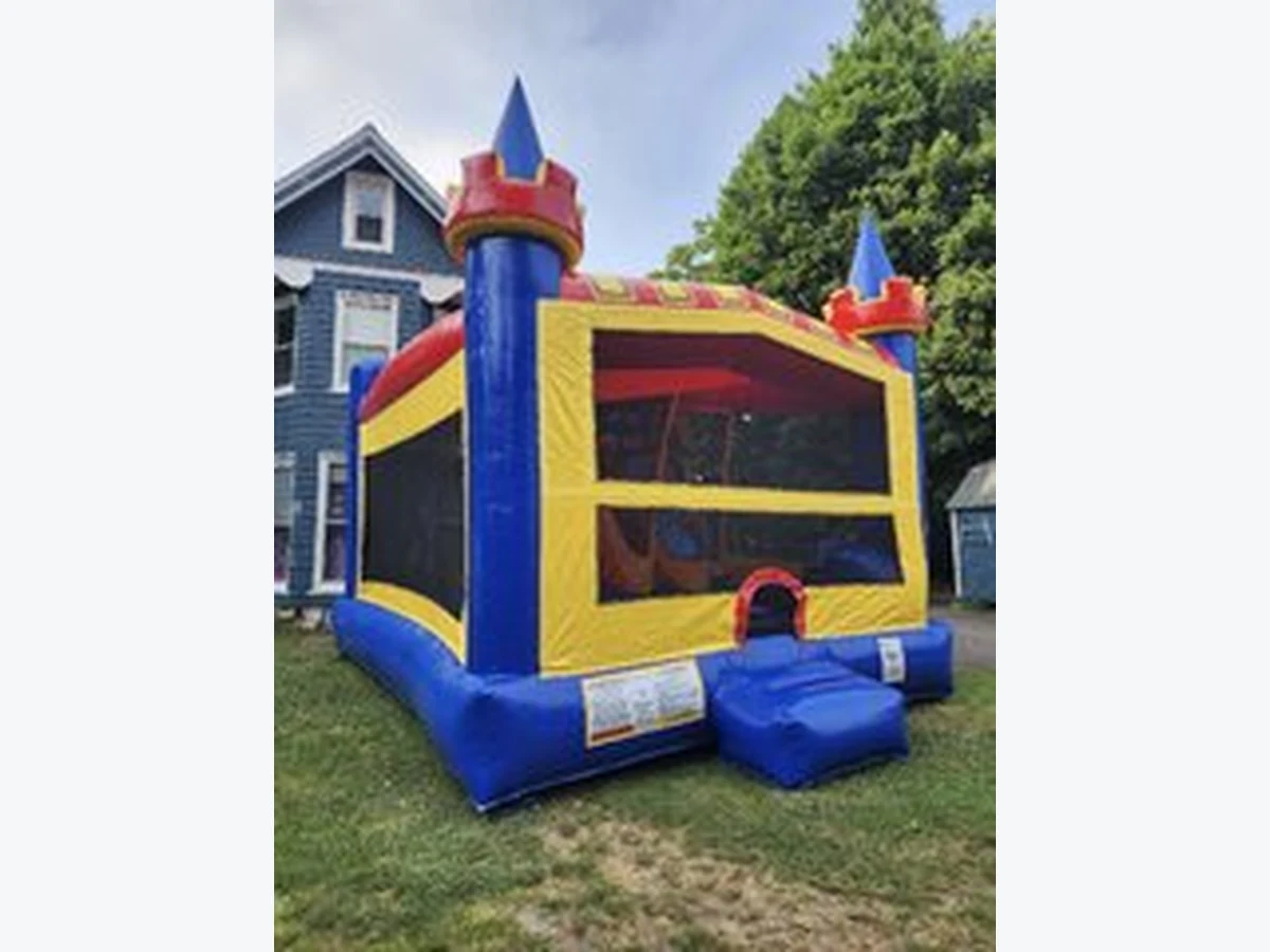 castle combo with a slide inside bounce house rentals option for Waterbury, CT