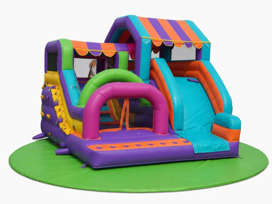 Classic 4-in-1 Combo with Slide bounce house rentals option for Lynn, MA