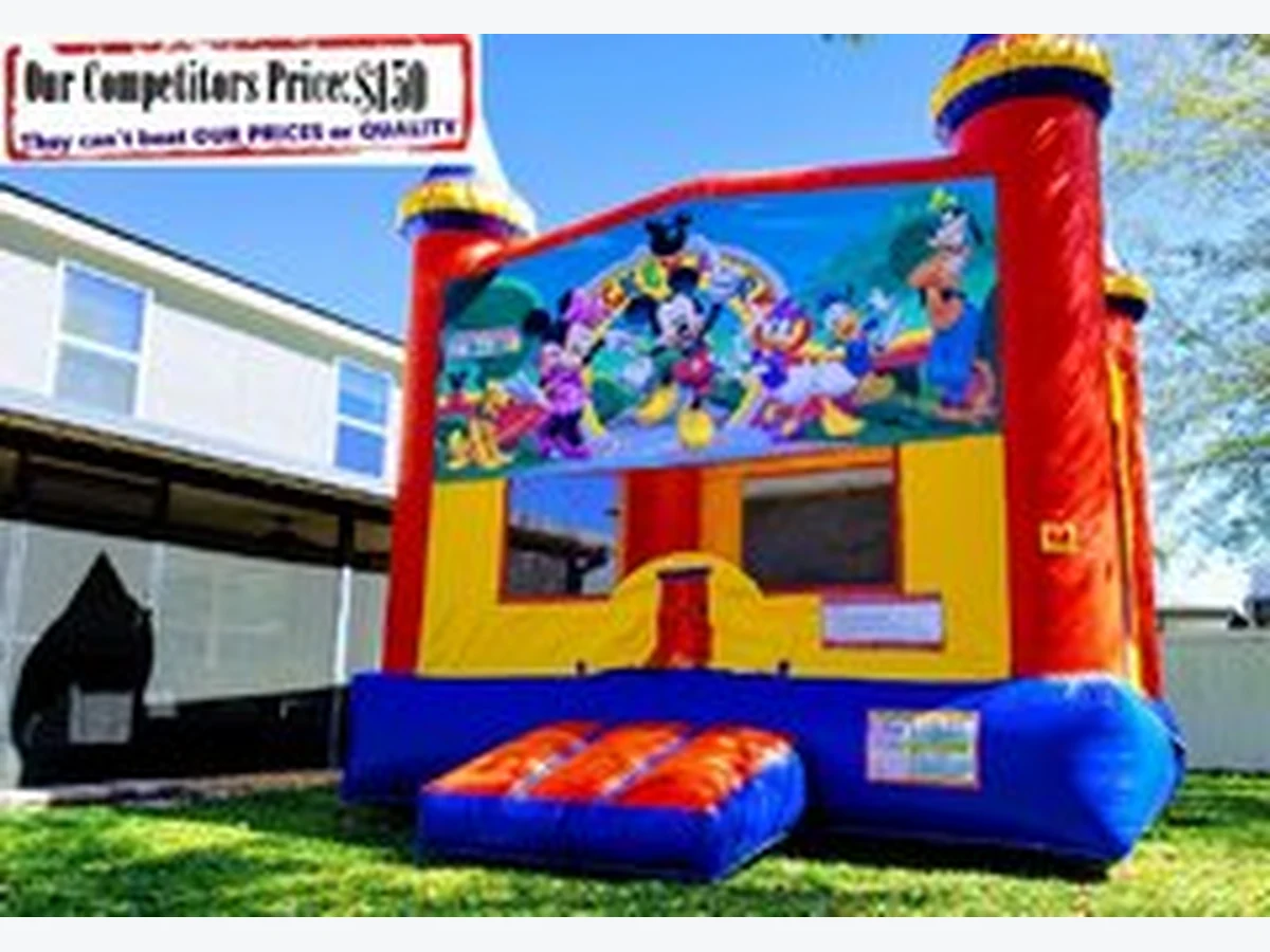 Clubhouse Theme Bounce House bounce house rentals option for Orlando, FL