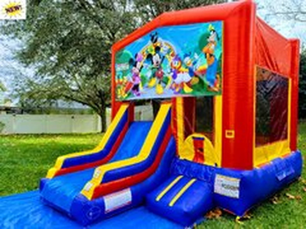Clubhouse Theme Combo (Dry) bounce house rentals option for Orlando, FL