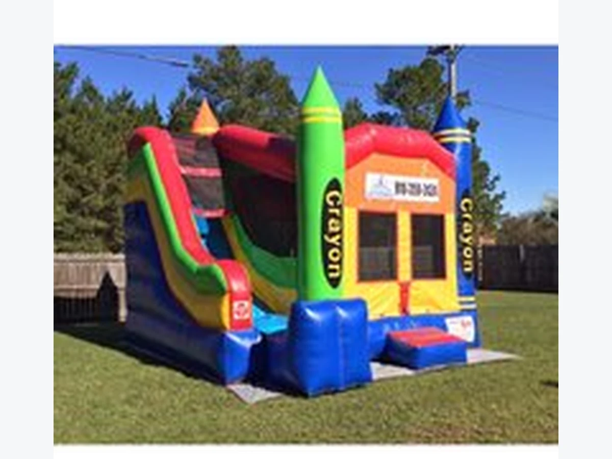 Crayon Combo (Dry) bounce house rentals option for Fayetteville, NC