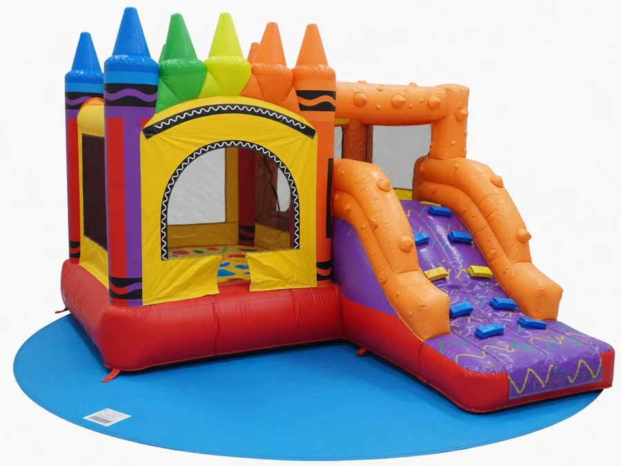 Criss Cross Water Slide / Obstacle Course (Left) obstacle course rentals option for Worcester, MA