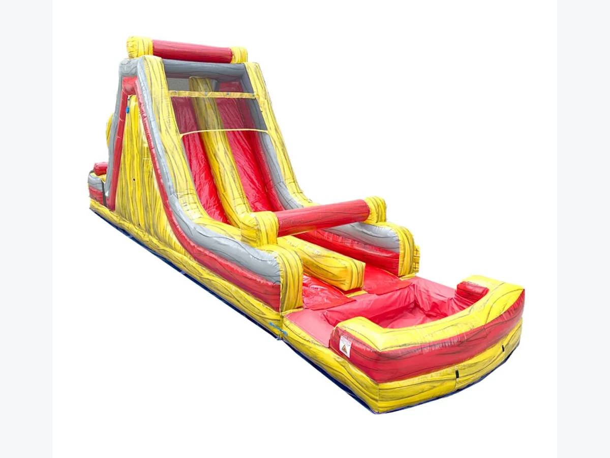 Double Red Marble MegaRock Climb WaterSlide water slide rentals option for Danbury, CT