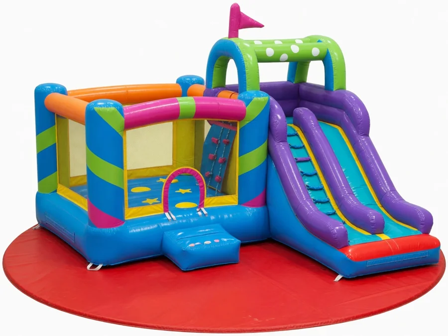Double Slide Combo (DRY)Best for ages 1 7 bounce house rentals option for Keene, NH