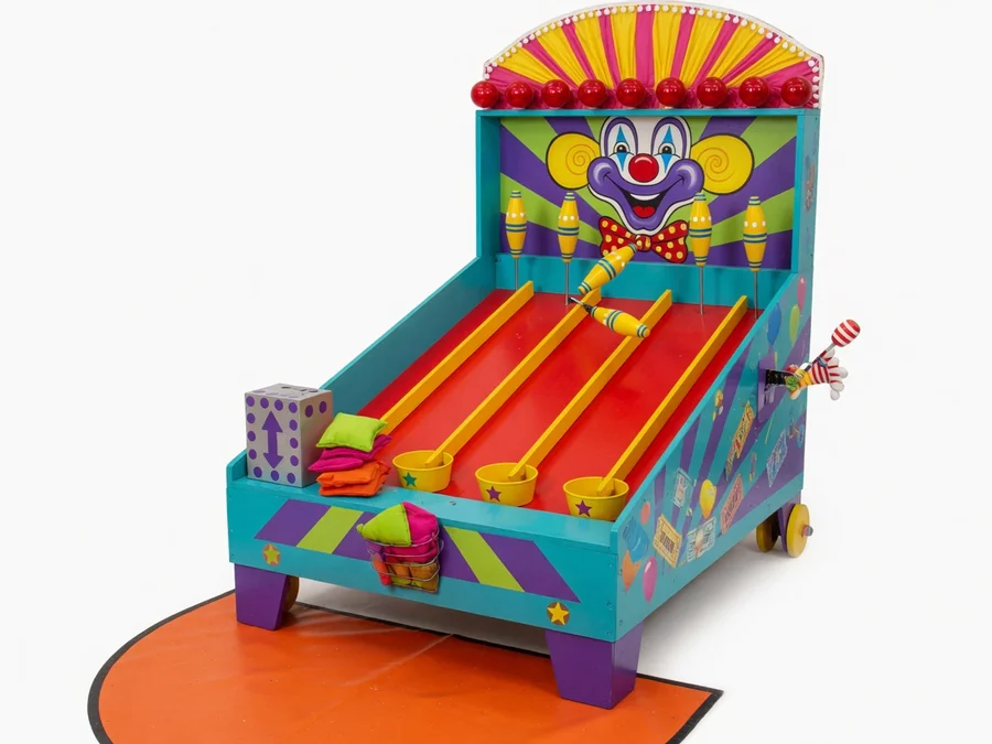 Down a Clown Carnival Game carnival game rentals rental option in Keene, NH