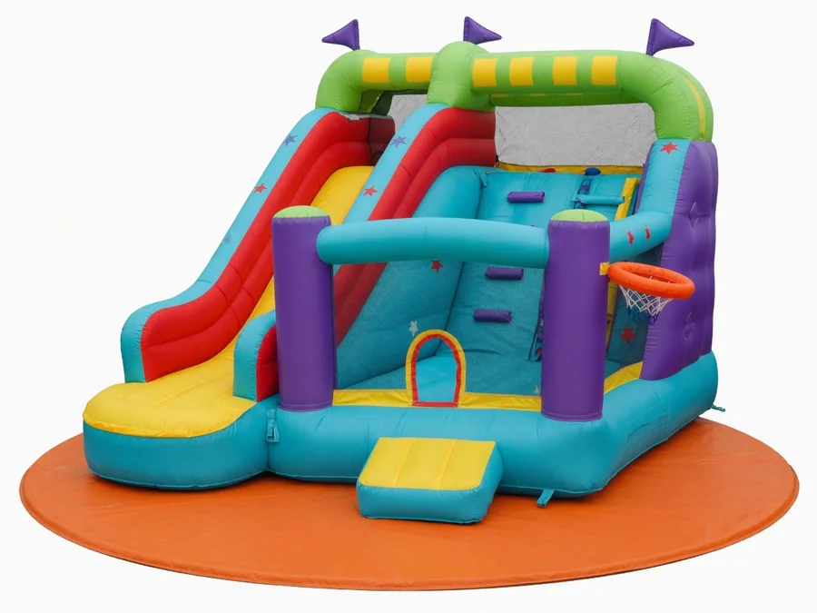 (DRY) Retro Bounce and Slide bounce house rentals option for Asheville, NC