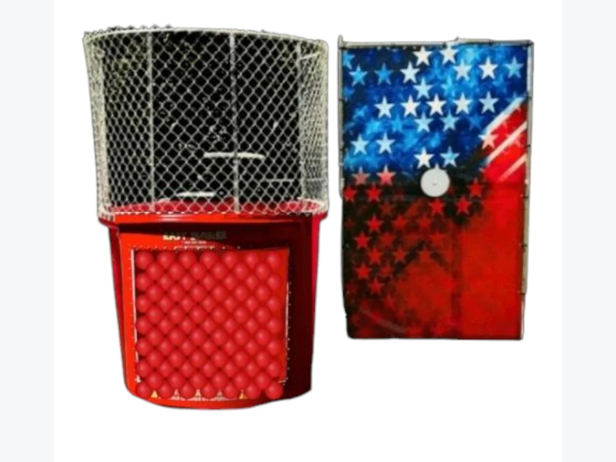 Dunk in Balls Tank - All Star Banner carnival game rentals option for Cape Coral, FL