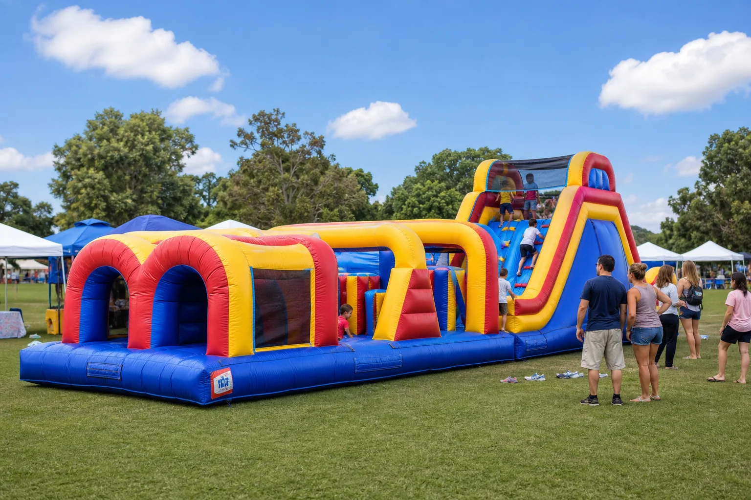 40ft Tropical Run Obstacle Course rental option for Hampton, VA