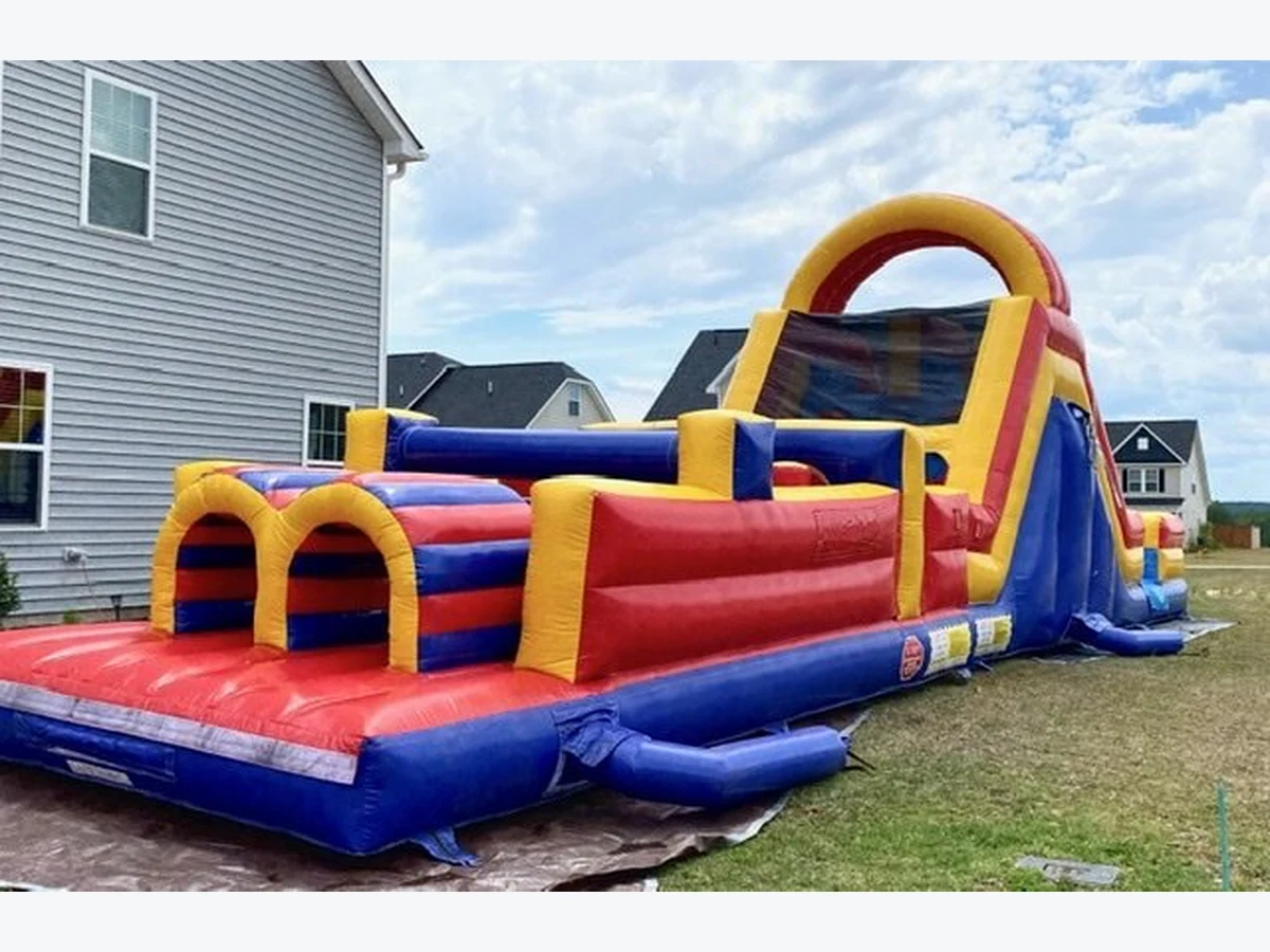 Extreme Obstacle Course with Slide (Dry) obstacle course rentals option for Fayetteville, NC