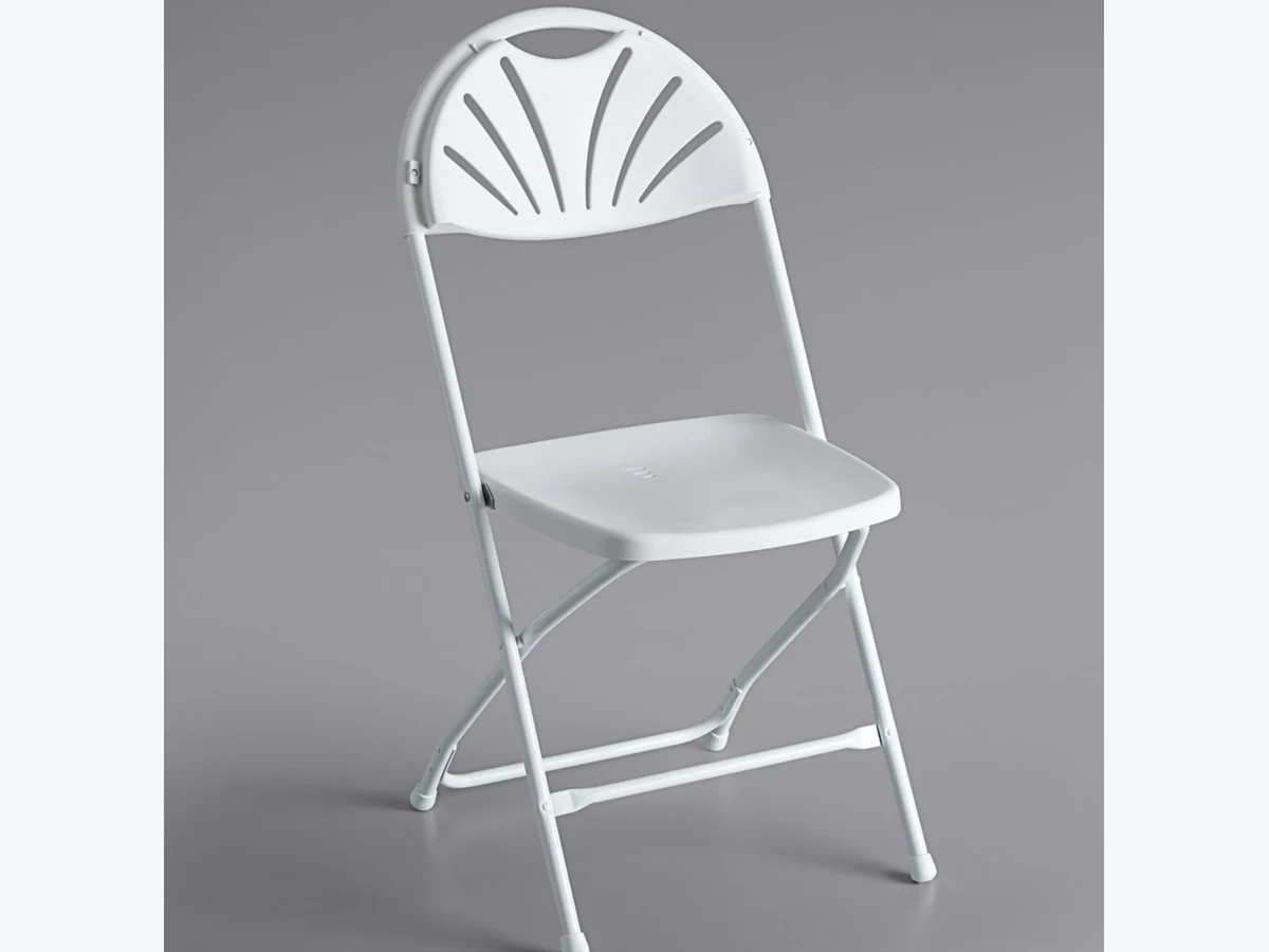 Fanback Folding Chair table and chair rentals option for Norwalk, CT