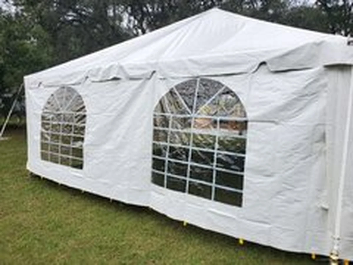 Frame Tent Side Wall (20FT WINDOWS) tent rentals option for Orlando, FL