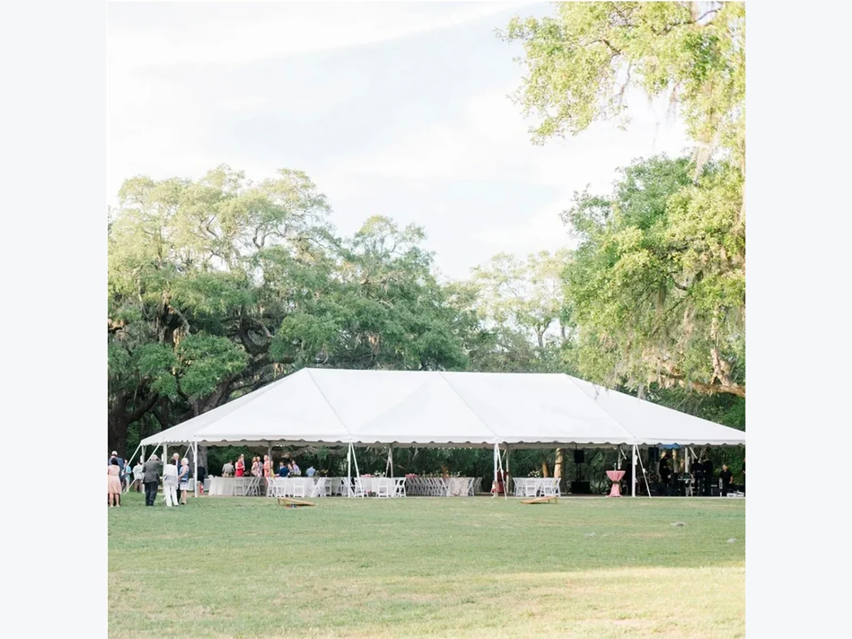 Frame Tent w/ White Top tent rentals option for Marietta, GA