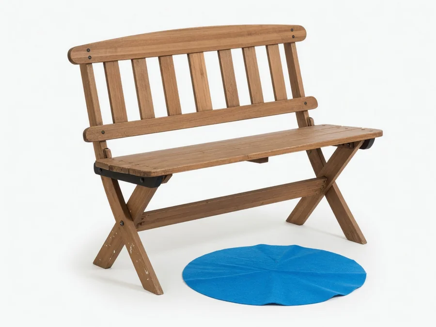 Fruitwood Farm Style Bench table and chair rentals rental option in Bangor, ME