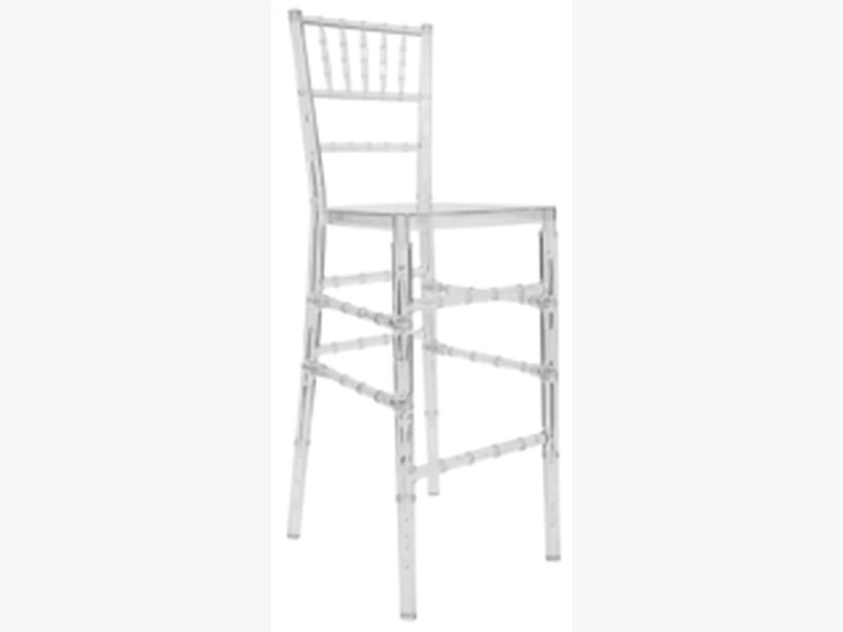 Ghost Cocktail Chair barstool table and chair rentals option for Fort Lauderdale, FL