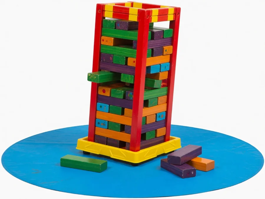 GIANT TUMBLING TOWERS GAME carnival game rentals rental option in Winston-Salem, NC