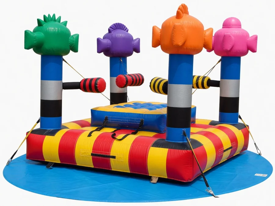 Gladiator Joust FOUR Person interactive game rentals rental option in Brunswick, ME
