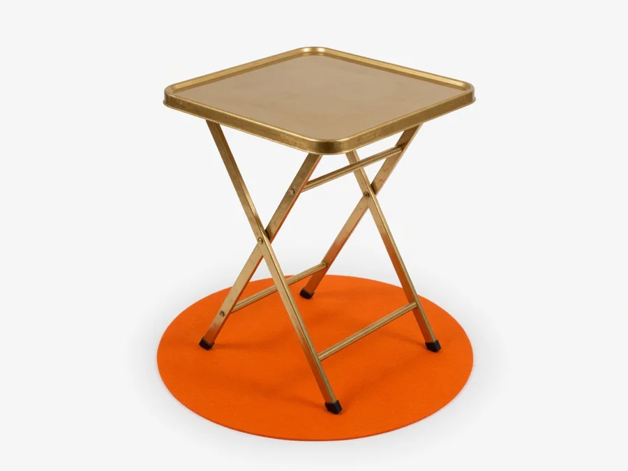 Gold Director's Side Table table and chair rentals rental option in Sandy Springs, GA
