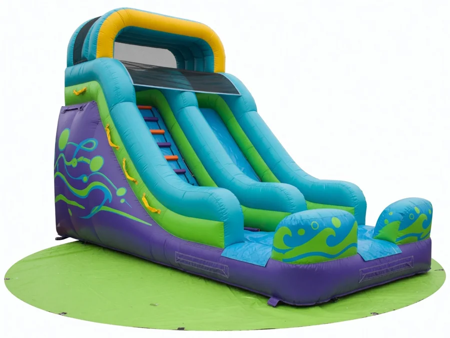 Hang Ten Beach Surfer Water Slide 18 foot water slide rentals option for Rock Hill, SC