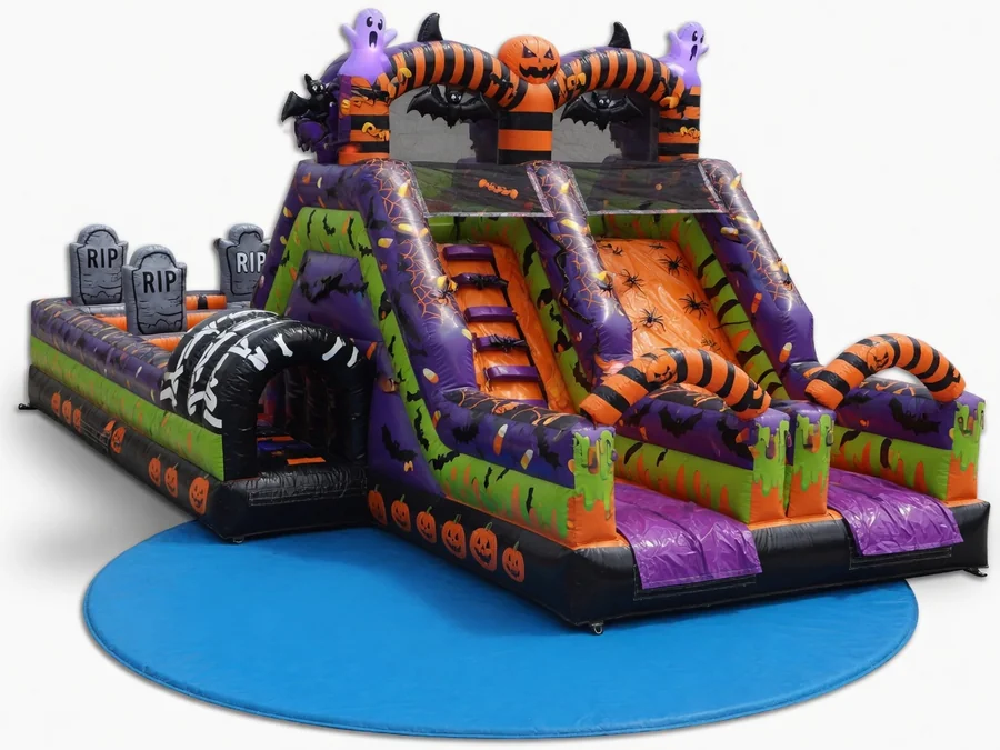 HAWAIIAN SURF EXTENDED (25ft X 70ft GIANT Water Slide) water slide rentals option for Orlando, FL