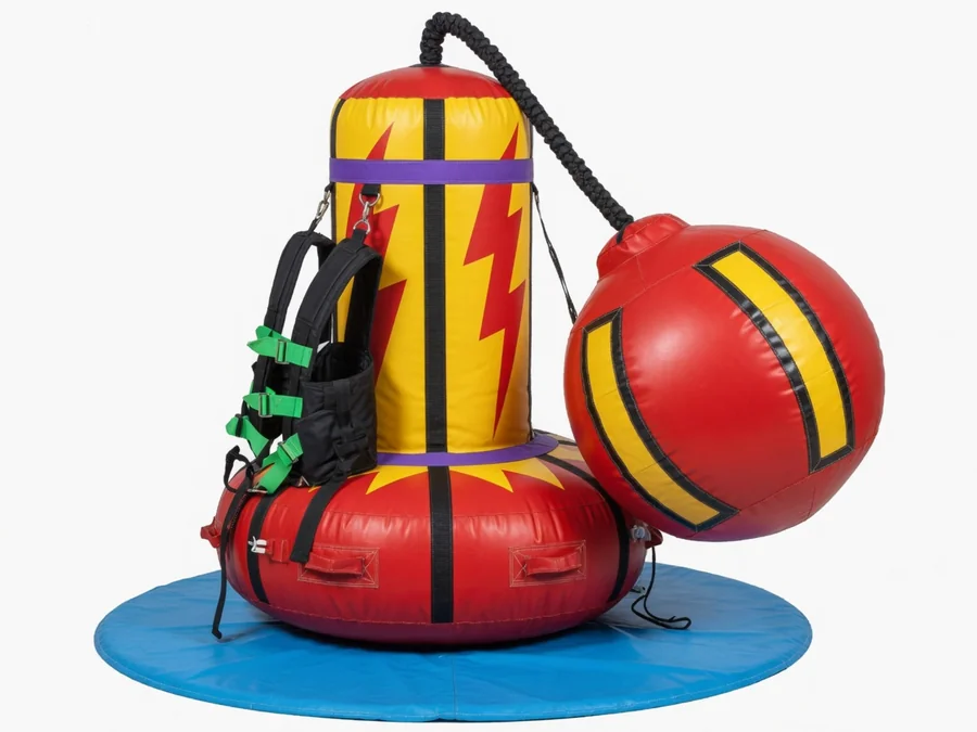 Human Wrecking Ball Inflatable Game interactive game rentals option for Tampa, FL