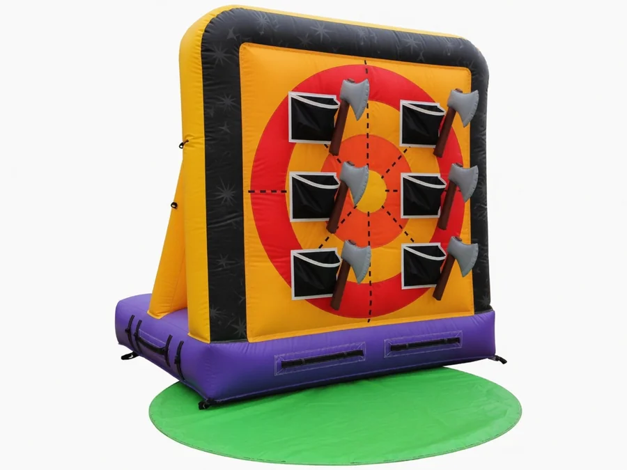 Inflatable Axe Throw -1hp interactive game rentals option for Arlington, VA