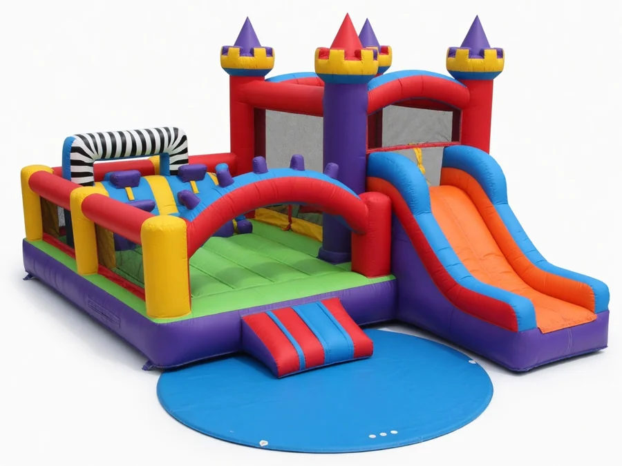 King Combo With Obstacle DRY ONLY obstacle course rentals option for Dover, NH