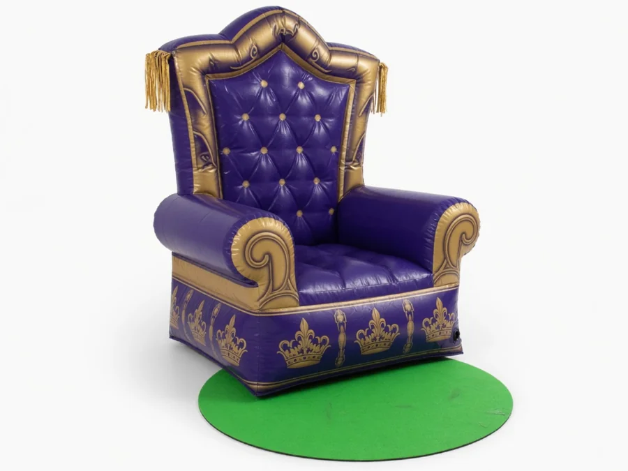 King Inflatable Throne Chair table and chair rentals option for Rock Hill, SC