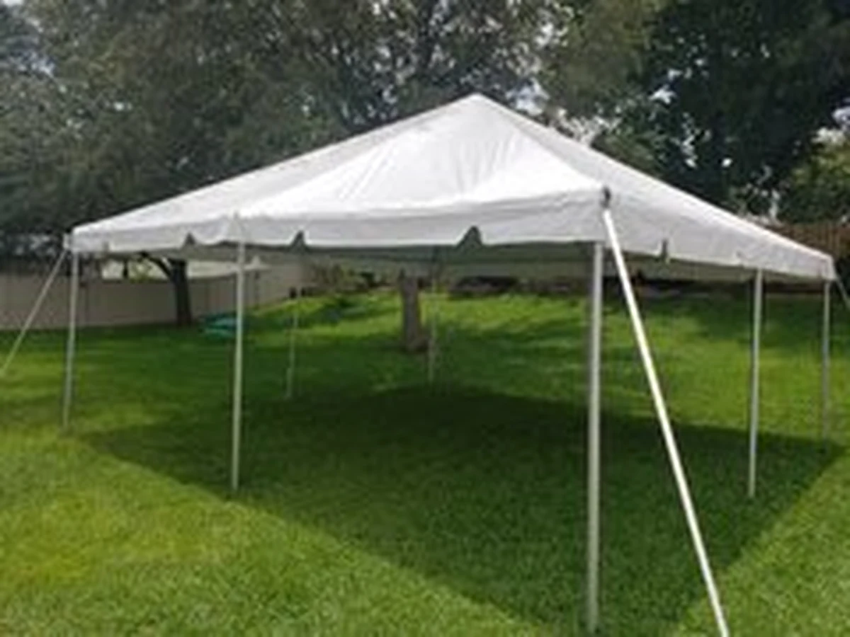 Large Tent 20ft by 20ft tent rentals option for Orlando, FL