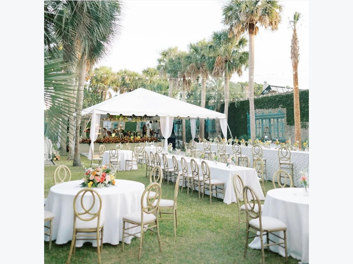 Lighting & draping are available for all tent installations. See lighting section for more information tent rentals option for North Charleston, SC