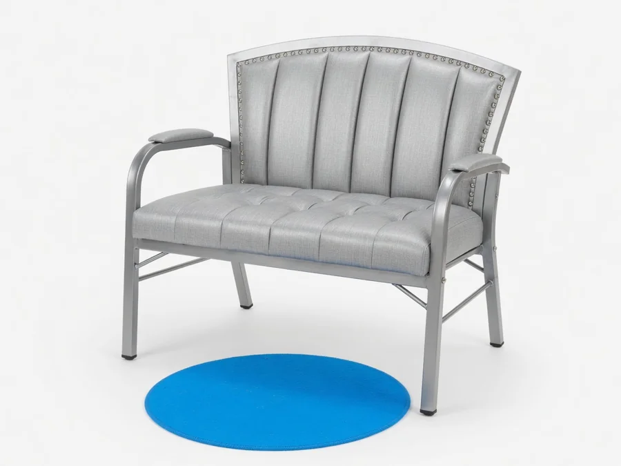 Loveseat Chair Silver table and chair rentals rental option in Meriden, CT