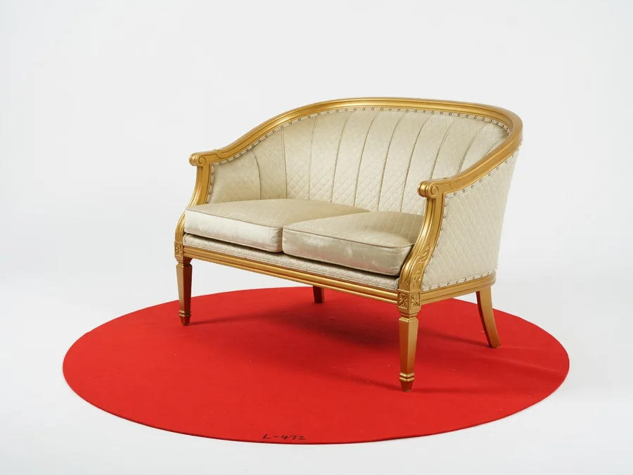 Matte Gold Cube Table table and chair rentals rental option in Sandy Springs, GA