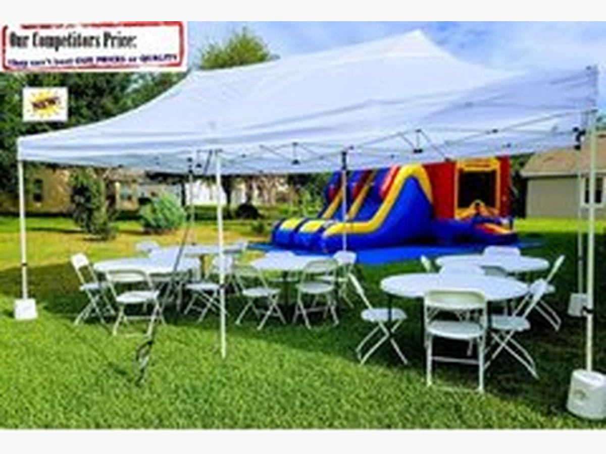 Medium Tent 10ft by 20ft tent rentals option for Orlando, FL