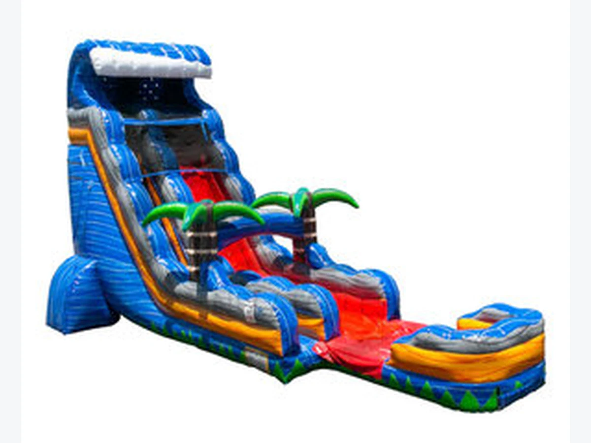 (NEW) Tropical Tsunami 22ft Water Slide water slide rentals option for Fort Lauderdale, FL