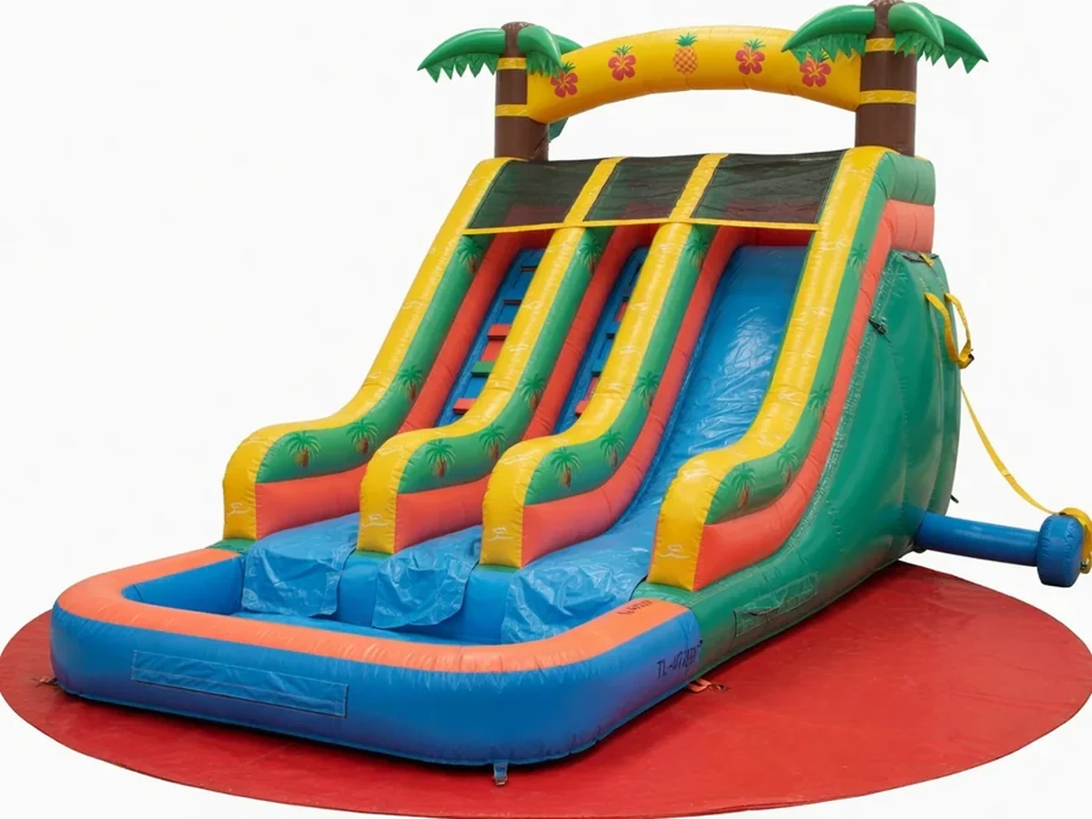 Ninja Warrior Obstacle Wall and 22 Slide obstacle course rentals option for Athens, GA