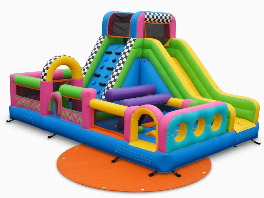 OC-01 Despicable Me Obstacle Course obstacle course rentals option for Bangor, ME