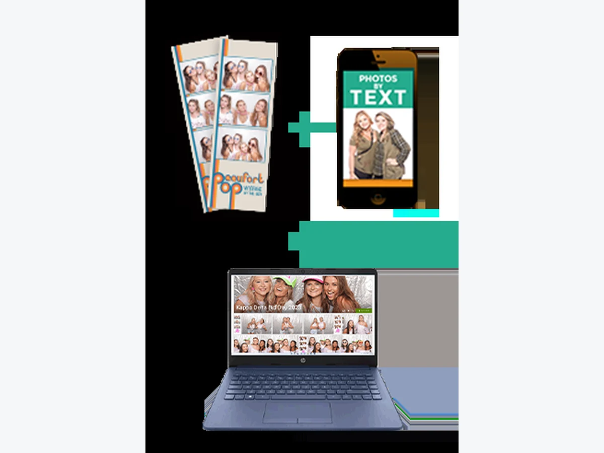 Open-Air Print Photo Booth photo booth rentals option for Fayetteville, NC